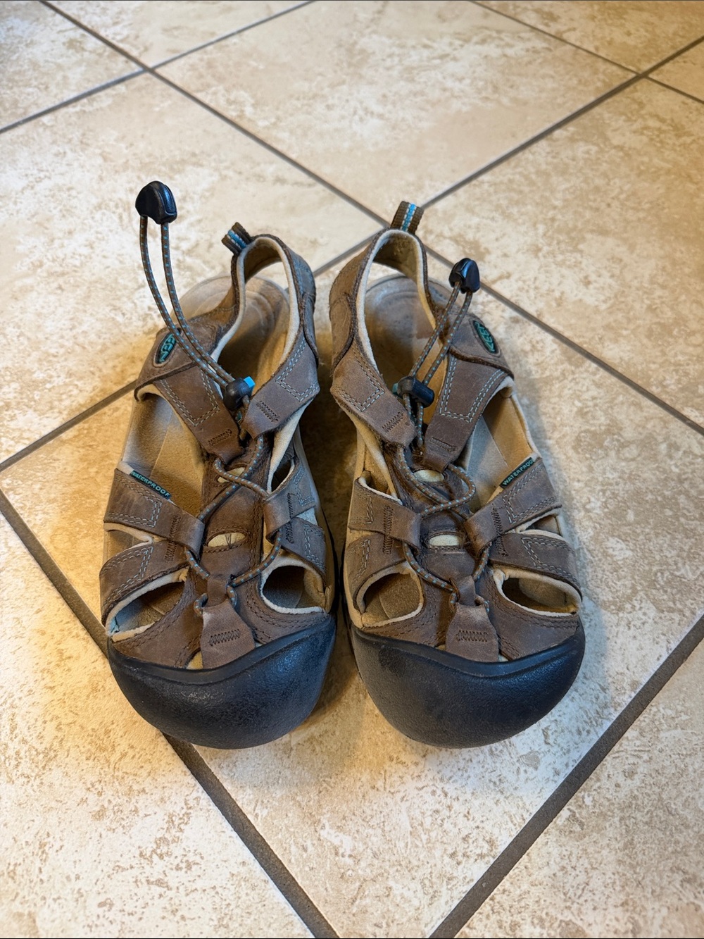 Keen Brown Closed-Toe Outdoor Sandals